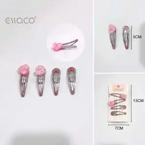 Glitter heart bb clip, wholesale