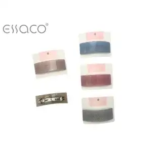 Rectangular glitter bow clip, wholesale