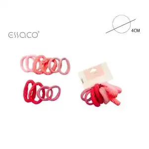 Set de 10 elastice de păr magenta, en-gros