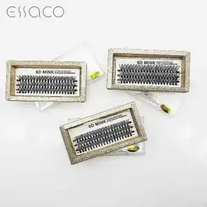 False eyelashes strand by strand 30P, 3 rows (10-16mm), wholesale