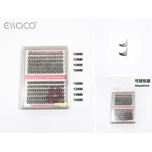 False eyelashes mixed lengths 30P+40P Group A, wholesale
