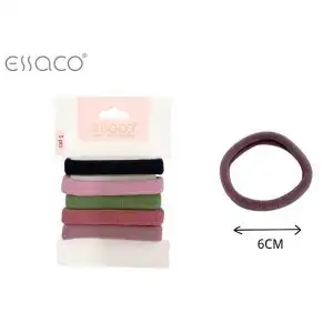 5 pcs/card colored hair ties, wholesale