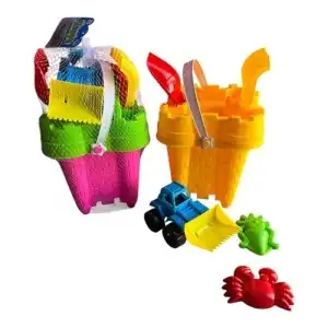 Bucket with castle accessories 587-12, wholesale