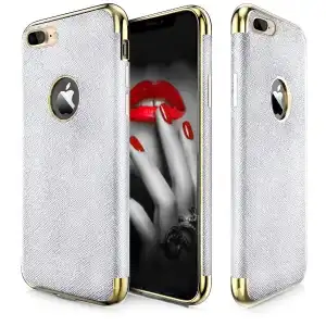 Apple Iphone 8 phone case offers Ultrathin Deluxe Pattern White protection