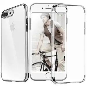 Iphone 8 Plus phone case offers Ultra-thin protection - Clear Silver