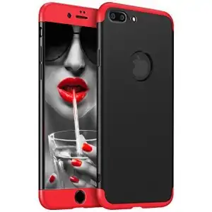 Apple Iphone 7 Plus phone case offers 3in1 Lux Design Red-Black Slim protection