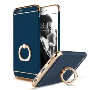 Iphone 6Plus / 6S Plus phone case offers 3in1 Ultra-thin protection - Imperial Blue G Ring