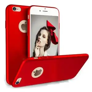 Iphone 6 / 6S Plus phone case offers Ultra-thin protection - Silk Red Matte