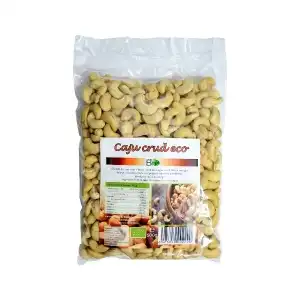 Nuci caju intregi crude, BIO RAW 500g