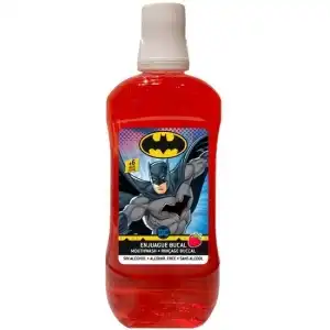 Apa de gura pentru copii, Batman, 500ml, aroma de capsuni