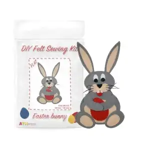 Easter Bunny - Creative DIY Felt Sewing Kit