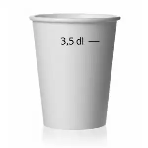 Papírpohár 3,5dl 50db/cs, nagyker