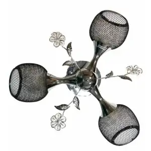 Ceiling lamp NG 00086-3, Blacky, 3 x E27, 40 W, 220 V, black