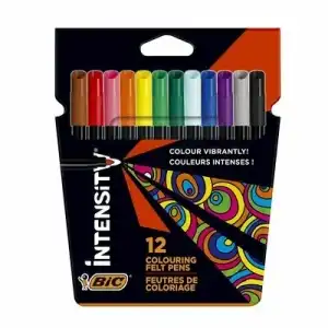 BIC Intensity Markers, 12 Colors, Wholesale Stock