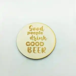 Beer themed coaster