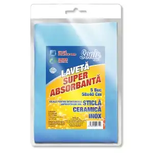 Set 5 buc Laveta Super Absorbanta 40×58 cm