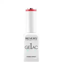 Nail polish Gellac 1 Step, Hybrid Effect, Non UV, Reverse, 08 , Red, 10 ml