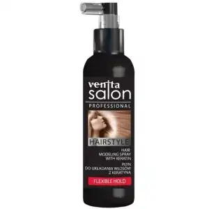 Keratin Modeling Spray, Professional Salon, Flexible Fixation, Venita, 130ml