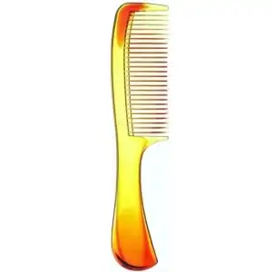 Women's comb, with handle, Amber Exclusive, Top Choice