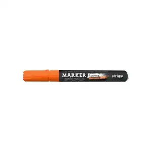 Liquid Chalk Marker, round tip, NEON orange, wholesale Supreva