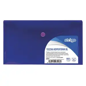 Envelope file with staple Strigo PP DL PURPLE, wholesale Supreva