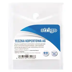 Dosar plic cu capsa Strigo PP A6 VERTICAL, angro Supreva