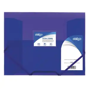 Mapa Strigo A4 cu elastic, mov, angro Supreva