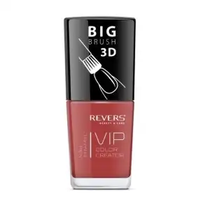 Vip Nail Polish, 3D, Revers, red, 12 ml, No. 035 - matte