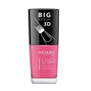 Vip Nail Polish, 3D, Reverse, pink, Glossy, 12 ml, No. 075