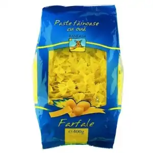 Paste farfalle cu ou Baneasa 400g, 12 buc / bax