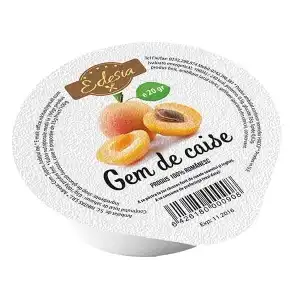 Apricot jam casserole 20g, 120 pcs/box; 8 boxes/box, wholesale