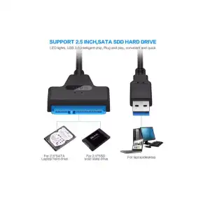 Cablu hard disk, USB 3.0 la 2,5 inchi SATA SDD, TXTB1
