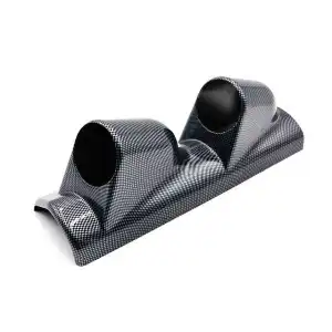Console - column stand for 2 measuring devices 52mm - carbon