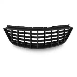 Grille without emblem for Opel Corsa D (2006-2010) - black