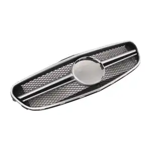 Grille Mercedes W212 E-Class Facelift (2014+) - AMG black with chrome strips