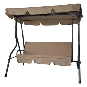 Balansoar Amira 3 locuri, bej 172x112x152cm