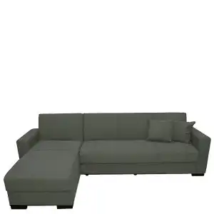 Extendable corner JOSE gray 270x165x84cm
