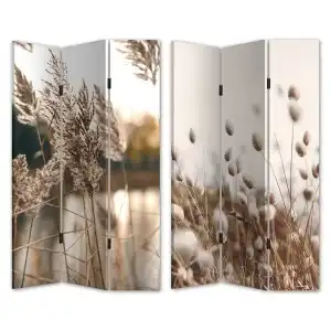 Параван "Дивите цветя I" платно / дърво 120x180x2,5 см