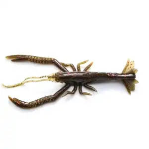 ALPHA SHRIMP CRAB-SHAPED RUBBER LINE-80mm 4.0g Brown