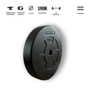 GazoFitness® Súlytárcsa 10 Kg