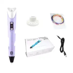 Violet 3D pencil with accessories, wholesale Supreva