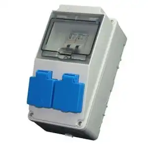 XBS plastic electrical panel 210x110x112mm IP44 site organization without connections (without wires)
