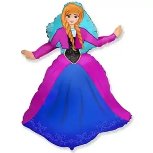 Princess large foil balloon, ALEXIA, approx. 90 cm, wholesale Supreva