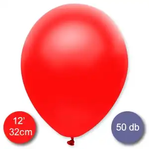 Balon (metal) rosu, 32cm, 50 buc/buc, angro Supreva