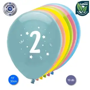 Balloons, year (2), 10 pcs/cs/mixed colors, wholesale Supreva