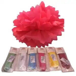 Pom pom lantern, single color, wholesale Supreva