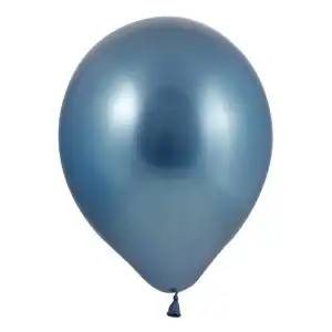 Chrome (mirror) balloons, blue, 50pcs/cs, wholesale Supreva