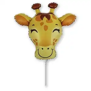 Foil balloon, mini shape, giraffe head, large Supreva