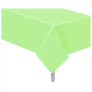 Tablecloth, paper, light green, 1.83m x 1.32m, wholesale Supreva