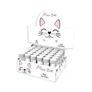 Cat pattern bubble blower 60 ml, wholesale Supreva